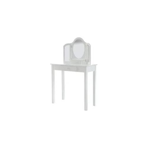 Schminktisch ROBA "Schminkset mit Hocker", weiß, Tische, Kinder, B/H/T: 68cm x 106cm x 32cm, Schminktisch, für Kinder, B:68cm H:106cm T:32cm