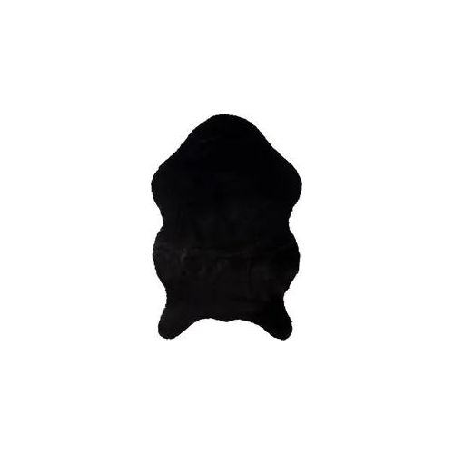 Bankauflage SPORTALM KITZBÜHEL "Moscow Mule SittingFur", schwarz (schwarz, schwarz, anthrazit), B:90cm T:60cm, Polyester, Polsterauflagen, Bankauflage, aus weichem Kunstfell