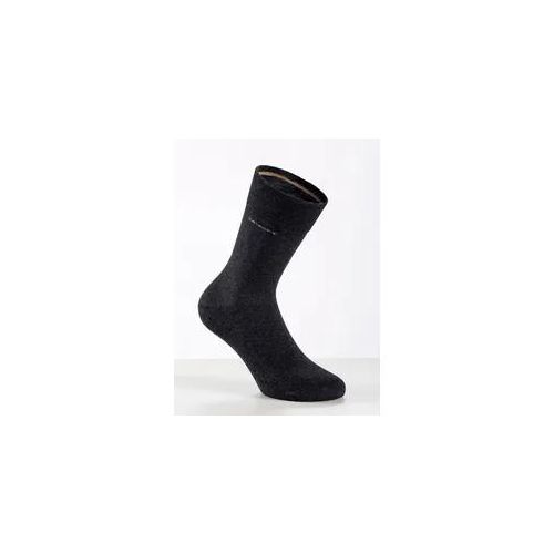 Socken CAMANO, Damen, Gr. 3/43, schwarz, 80% Baumwolle, 17% Polyamid, 3% Elasthan, Socken Socken