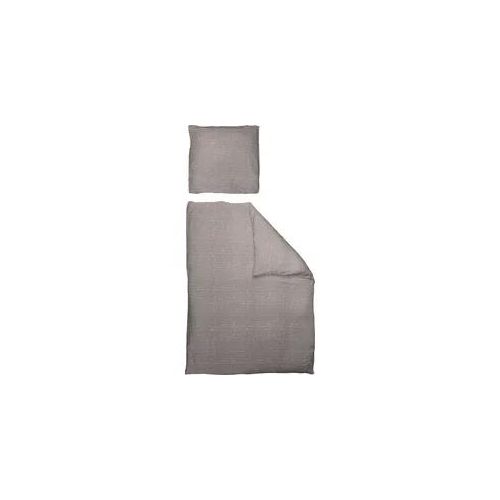 Bettwäsche ADAM "Leinenbettwäsche Scribble", lila, B/L: 135cm x 200cm, 1 Stk., 1 Stk., Jacquard, B/L: 80cm x 80cm, 2 Stk., Jacquard, Obermaterial: 73% Leinen, 27% Baumwolle, Bettwäsche, Bettwäsche, aus 73% Leinen & 27% Bio-Baumwolle, 2 teilig - Leinenbettwäsche