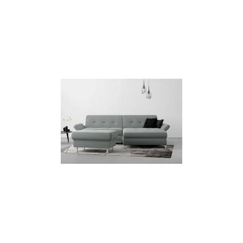 Polsterhocker HOME AFFAIRE "Maredo", grau, B:90cm H:49cm T:60cm, Hocker, Polsterhocker, Federkern-Polsterung, passend zur "Maredo"-Serie