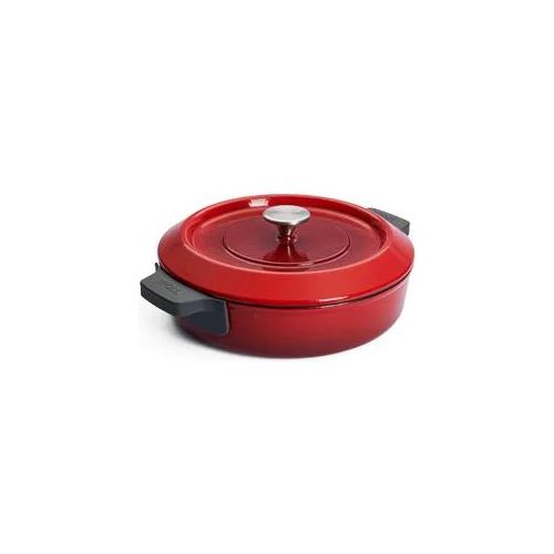 Kasserolle WOLL "Iron", rot, H:7cm Ø:28cm, Töpfe, Kasserolle, Ø 28 cm, Induktion