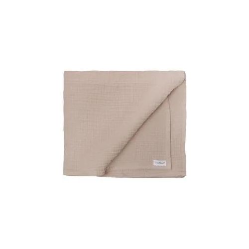 Babydecke LILIPUT, braun, B:85cm L:80cm, Baumwolle, Wohndecken, Babydecke, aus kuschelig-weichem Material