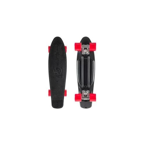 Skateboard STAR-SKATEBOARD, schwarz (schwarz, rot), Skateboards, Kinder, Kicktail