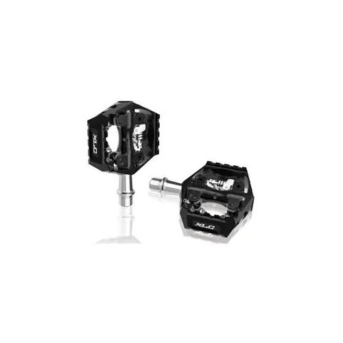 Fahrradpedale XLC "XLC System-Pedal MTB PD-S14", schwarz, FahrradpedaleB:86mm H:25mm L:75mm, B:86mm H:25mm L:75mm