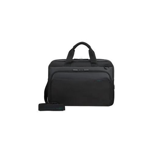 Laptoptasche SAMSONITE "MYSIGHT", Gr. B/H/T: 42cm x 30cm x 10,5cm, schwarz, Polyester, Polyurethan, Taschen Laptoptasche, Laptoptasche 15,6-Zoll Lapotop-10,5-Zoll Tabletfach USB-Schleuse