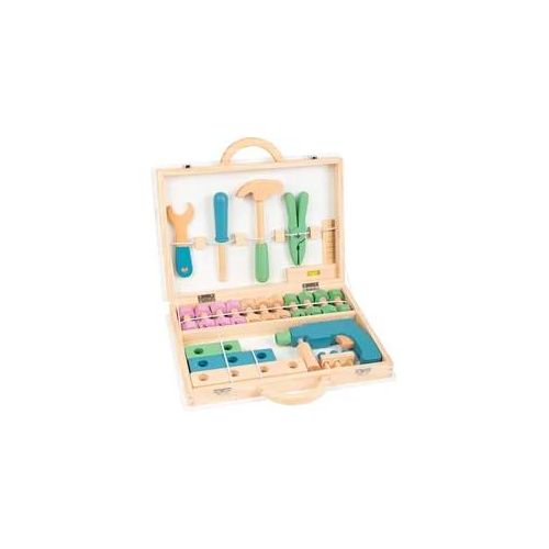Spielwerkzeugkoffer SMALL FOOT "Werkzeugkoffer Nordic", bunt, Spielwerkzeug, KinderB:27cm H:7cm L:33cm, B:27cm H:7cm L:33cm