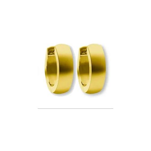 Paar Creolen ONE ELEMENT "Ohrringe Creolen aus 333 Gelbgold Ø 12,0 x 4,0 mm", gold, Ohrringe, Damen, Damen, Gelbgold 333 Gold, Gelbgold 333, Gold, Sanfte Linie – unaufdringlich und geschmackvoll