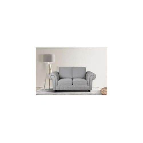 2-Sitzer HOME AFFAIRE "MENDITTE", grau, B:170cm H:90cm T:93cm, 100% Polyester, Sofas, Knopfheftung im Armlehnbereich und an der Vorderkante, hohe Qualität