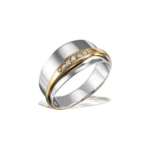 Goldring GOLDMAID Gr. 16,5, gold (bicolour), Fingerringe, Damen, 16.5, Gold Silber 925 (Sterlingsilber), Gold, Silber 925 (Sterlingsilber), Goldring