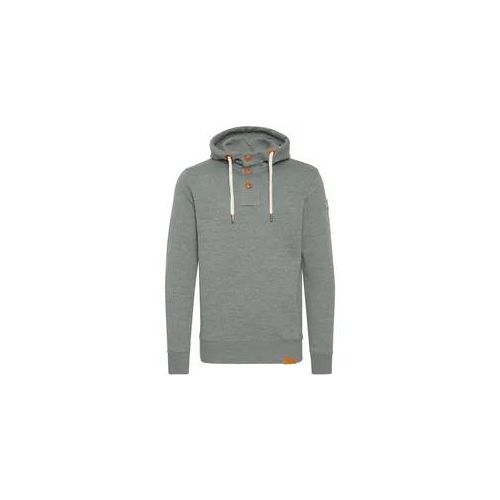 Kapuzenpullover SOLID "Hoodie SDTripStrip", Damen, Gr. M, grau (grau mel), Obermaterial: 50% Baumwolle CO. 50% Polyester PES., unifarben, Pullover Kapuzenpullover