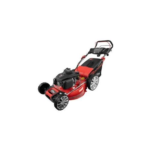 Benzinrasenmäher GÜDE "BIG WHEELER 554.3 R", rot, B:159cm H:94,3cm T:58,6cm, Rasenmäher, 3 Funktionen: Mähen, Sammeln und Mulchen