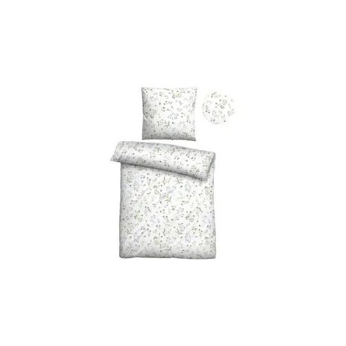 Bettwäsche "Tilda", weiß, B/L: 155cm x 220cm, 1 Stk., 1 Stk., Renforcé, B/L: 80cm x 80cm, 2 Stk., Renforcé, Obermaterial: 100% Baumwolle, CASTELL - MARKENBETTWÄSCHE, Bettwäsche, Bettwäsche, hautsympathisch, 100% Baumwolle, Reißverschluss, ganzjährig nutzbar