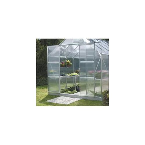 Schiebetür VITAVIA, transparent (türerweiterung mer o. glas, alu), B:60cm, Aluminium, Türen, Für alle Merkur-Gewächshäuser mit Hohlkammer-Verglasung