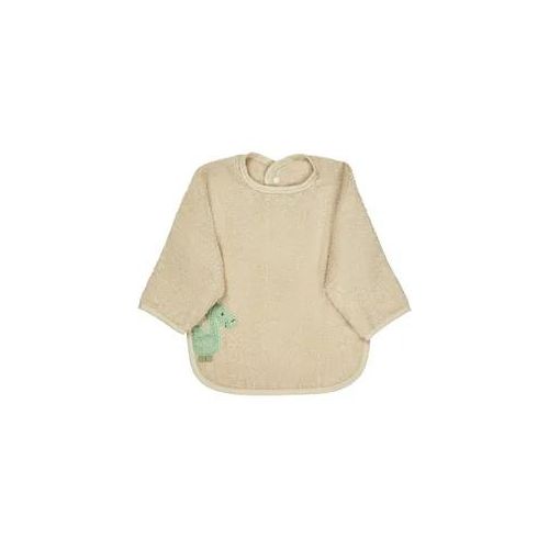 Lätzchen STERNTALER "Ärmellätzchen Dino Rexi", Baby, beige, Baumwolle, Lätzchen