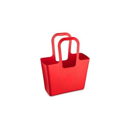 Einkaufsshopper KOZIOL "TASCHE XL", schwarz (pepper), B:44cm H:54cm T:21,5cm, Kunststoff, Einkaufskörbe, Einkaufsshopper, Kunststoff