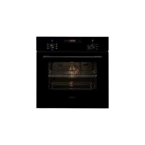 SIEMENS Backofen "HB013FBB1", Energieeffizienz: A (A+++-D), schwarz, B:59,4cm H:59,5cm T:54,8cm, Backöfen, 3D-Heißluft für gleichmäßige Hitzeverteilung & perfekte Ergebnisse