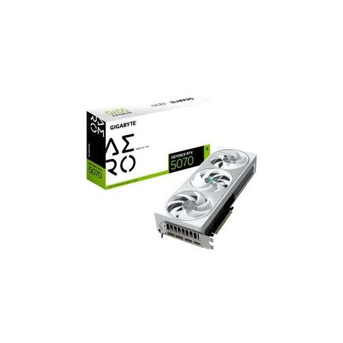 GIGABYTE Grafikkarte "GeForce RTX 5070 AERO OC 12G Grafikkarte - 12GB GDDR7, 192 Bit, PCI-E", ohne farbbezeichnung, Grafikkarten