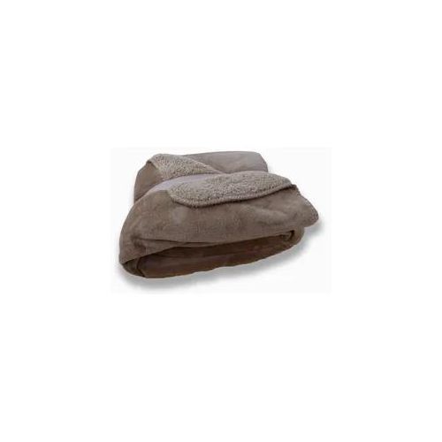 Wohndecke WIRTH "HARI", braun (cognac), B:150cm L:200cm, Polyester, Wohndecken, Wohndecke, Nerzfelldecke
