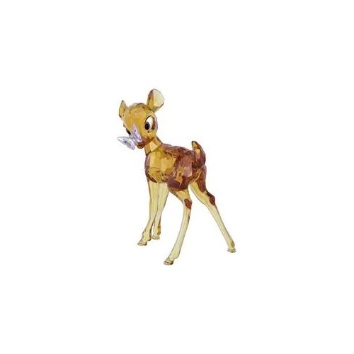 Dekofigur SWAROVSKI "Kristallfigur Sammelfigur Disney Classics Bambi", braun (braun, lila), Dekofiguren, B/H/T: 6,9cm x 7,9cm x 10,6cm, Swarovski Kristall, Swarovski Kristall, B:6,9cm H:7,9cm T:10,6cm
