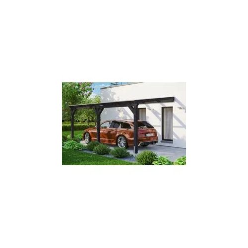 Einzelcarport SKANHOLZ "Vogtland", grau (anthrazit), B/H/T: 262cm x, Carports