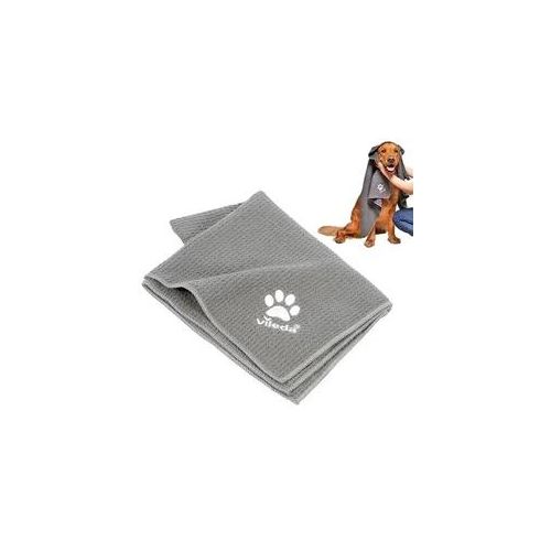 Wischbezug VILEDA "Vileda Pet Pro Microfibre Tuch XL", grau, B:22,5cm H:29mm T:2,5cm, gewirkt, Mikrofaser, Putztücher, Wischbezug, Trocknet 6x schneller als ein Baumwolltuch* *interner Labortest