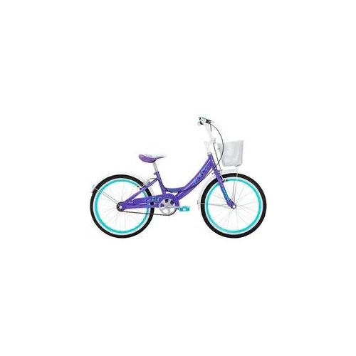 Kinderfahrrad HUFFY "Girly Girl 20-Zoll Kinderfahrrad" Gr. 28, lila, Fahrräder, Kinder, 28cm, 20 Zoll (50,80cm) hinten: 20 Zoll (50,80cm)
