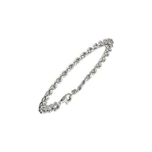 Silberarmband JOBO, silber (silber 925), Armbänder, Damen, 21cm, Silber 925 (Sterlingsilber), Silberarmband, 925 Silber 21 cm