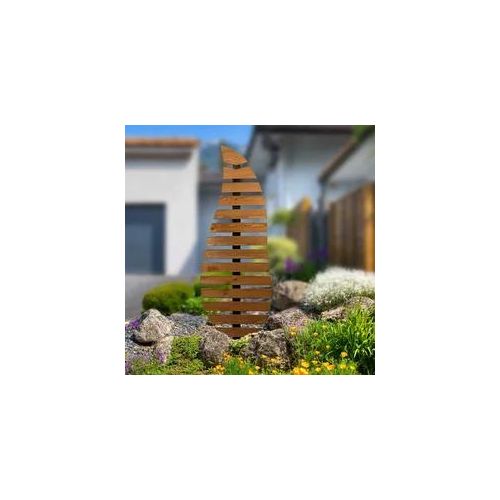 Rankhilfe DOBAR "Design Rankgitter "Komplexus", natur, B:58,5cm H:175cm T:6cm, Massivholz, Metall, Rankhilfen, 58,5 x 6 x 175 cm (L x B x H)