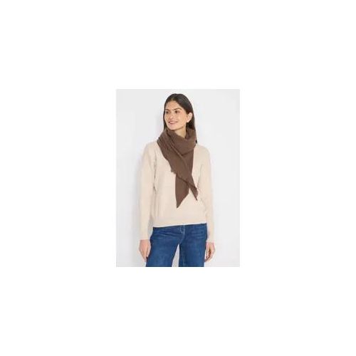 Halstuch CECIL, Damen, Gr. onesize, urban taupe, Stoff, 100% Polyester, unifarben, Modetücher, Feinstrick