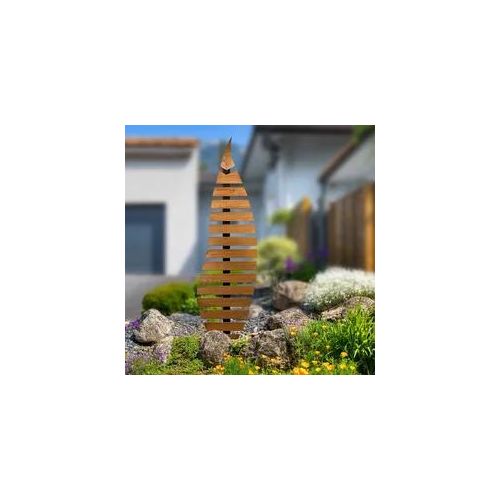 Rankhilfe DOBAR "Design Rankgitter "Abstractus", natur, B:51cm H:197cm T:6cm, Massivholz, Metall, Rankhilfen, 51 x 6 x 197 cm (L x B x H)