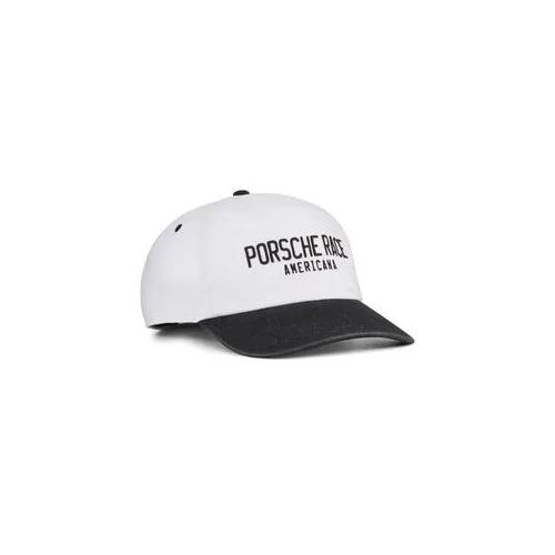 Flex Cap PUMA "Porsche Legacy Lifestyle Dad Cap Erwachsene", Gr. onesize, weiß schwarz, Futter Vorderteil: 100% Polyester, Caps