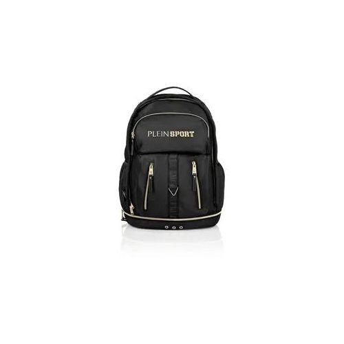 Freizeitrucksack PLEIN SPORT "Ps", 0293, schwarz, lightgold, Rucksäcke, Freizeitrucksack