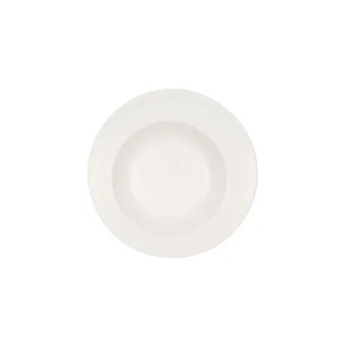 Pastateller VILLEROY & BOCH "Pastateller Flow ø 30 cm weiß", weiß, Speiseteller