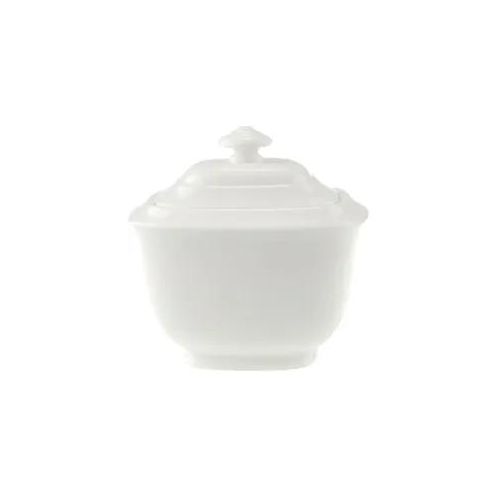 Zuckerstreuer VILLEROY & BOCH "Zuckerdose Royal 240 ml weiß", weiß, Zuckerstreuer