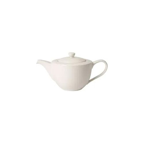 Teekanne VILLEROY & BOCH "Teekanne For Me 1,3 Liter weiß", weiß, Kannen