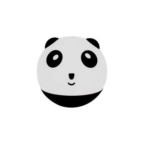 LA VAGUE Nachtlicht "Nachtlicht HAPPY PANDA", schwarz (schwarz, weiß), Leuchten, Nachtlicht