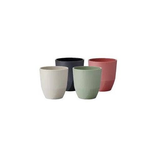 Becher MEPAL "Becher Silueta 200 ml 4er Set", bunt, 4 tlg., Kunststoff, Trinkgefäße, Becher