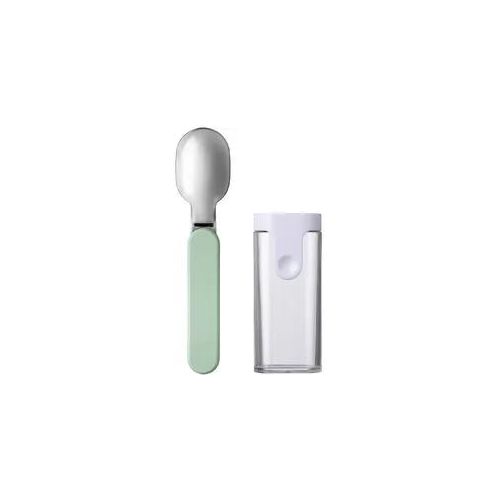 Kinderlöffel MEPAL "Faltbarer Löffel Ellipse", grün (nordic sage), Esslöffel