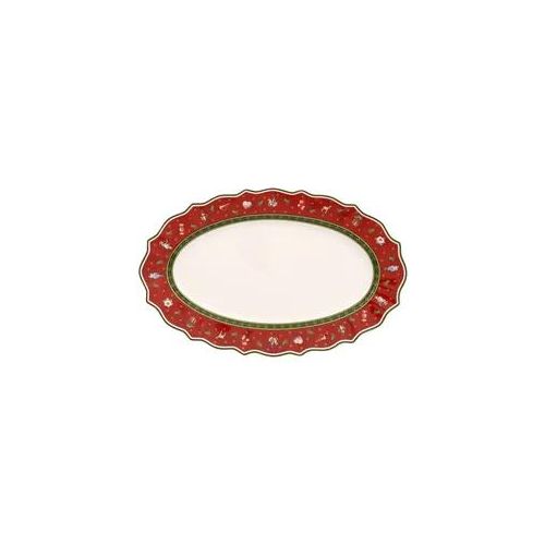 Servierplatte VILLEROY & BOCH "Servierplatte Toy's Delight 38 x 24 cm bunt", bunt, L:37,8cm, Porzellan, Servierplatten, Servierplatte