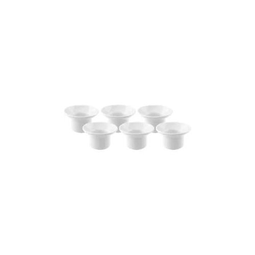 Eierbecher VILLEROY & BOCH "Eierbecher Royal ø 7 cm 6er Set weiß", weiß, Porzellan, Eierbecher
