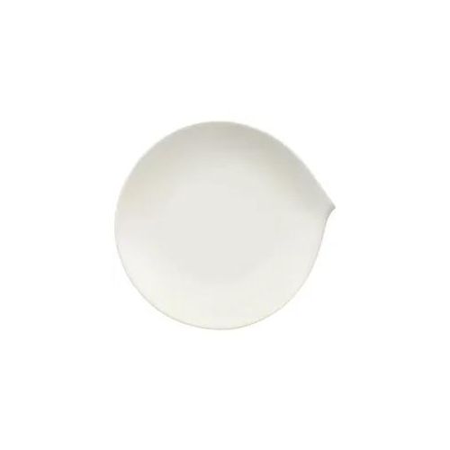 Speiseteller VILLEROY & BOCH "Speiseteller Flow ø 27 cm weiß", weiß, Speiseteller, Speiseteller