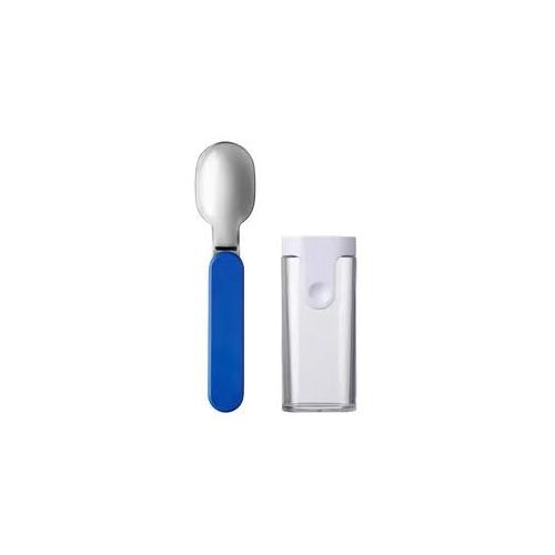 Kinderlöffel MEPAL "Faltbarer Löffel Ellipse", blau (vivid blau), Esslöffel