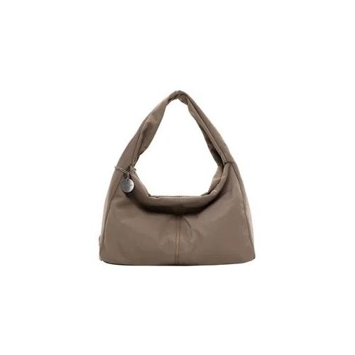 Beuteltasche SURI FREY "Beutel SFY Pauly", Damen, Gr. B/H/T: 38cm x 27cm x 13cm 0, grau (taupe 900), Polyester, Taschen Beuteltasche