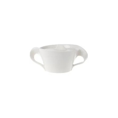 Zuckerstreuer VILLEROY & BOCH "Zuckerdose NewWave 260 ml weiß", weiß, Zuckerstreuer