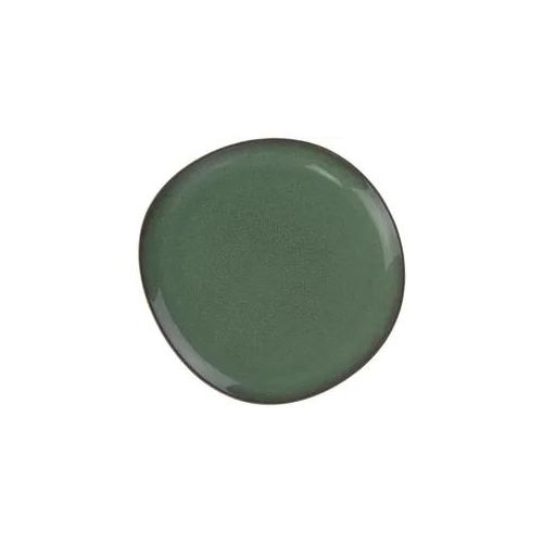 Servierplatte "Servierplatte Lave ø 32 cm", grün (vert), Steingut, LIKE. BY VILLEROY & BOCH, Servierplatten, Servierplatte