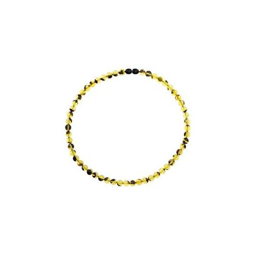 Kette ohne Anhänger OSTSEE-SCHMUCK "- Kugel 8 mm - Bernstein -" Gr. 50, grün (grün, bernsteinfarben), Halsketten, Damen, 50, Bernstein
