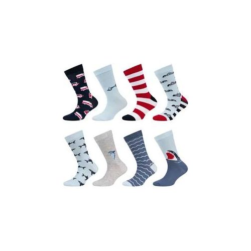 Socken CAMANO, Damen, Gr. 27-30, angel falls, Obermaterial: 61% Baumwolle, 35% Polyamid, 4% Elasthan, Socken Socken