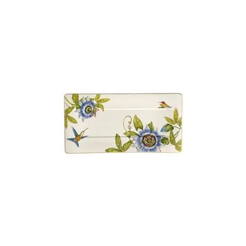 Servierplatte VILLEROY & BOCH "Servierteller Amazonia 44 x 23 cm bunt", bunt, L:23cm, Porzellan, Servierplatten, Servierplatte