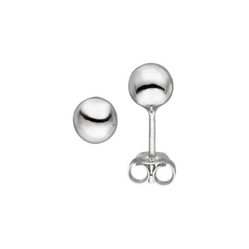 Paar Ohrstecker JOBO "Ohrringe Kugel Kugelohrringe 6 mm", silber 925, Ohrringe, Damen, 6,1mm, Silber 925 (Sterlingsilber), 925 Silber rhodiniert